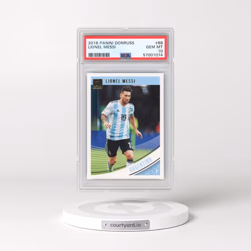 2018 Panini Donruss #88 Lionel Messi (PSA 10 GEM MINT)