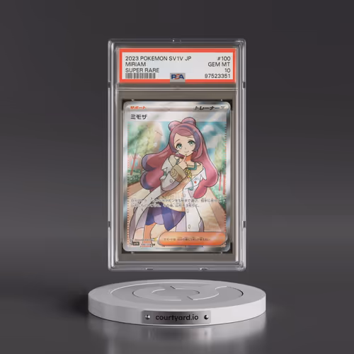 2023 Pokémon Sv1v-Violet EX #100 Miriam - Super Rare (PSA 10 GEM MINT)