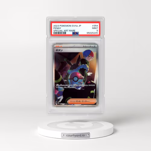 2023 Pokémon Sv4a-Shiny Treasure EX #354 Penny - Special Art Rare (PSA 9 MINT)