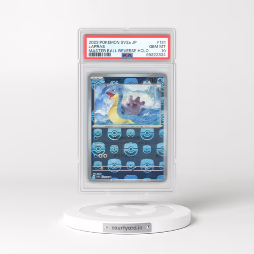 2023 Pokémon Sv2a-Pokemon 151 #131 Lapras - Reverse Holo Master Ball (PSA 10 GEM MINT)