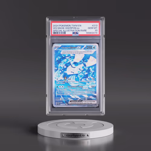 2024 Pokémon Twm EN-Twilight Masquerade #213 Wellspring Mask Ogerpon EX - Holo Special Illustration