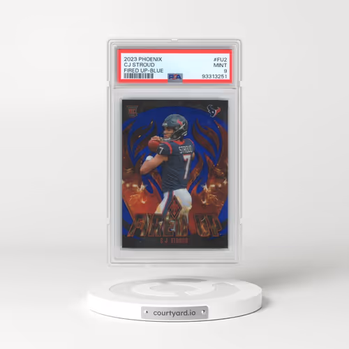 2023 Panini Phoenix Fired Up #FU2 CJ Stroud - Blue (PSA 9 MINT)