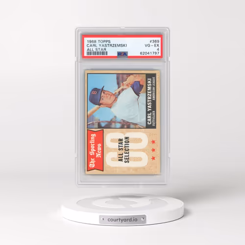 1968 Topps #369 Carl Yastrzemski - All Star (PSA 4 VG-EX)