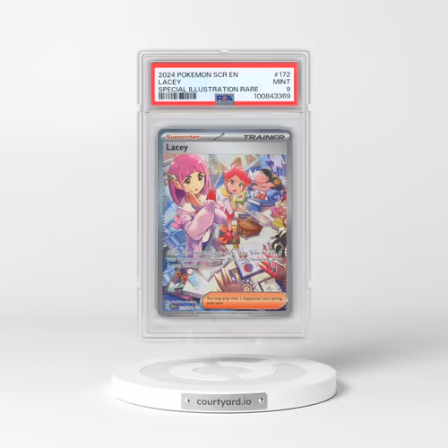 2024 Pokémon Scr EN-Stellar Crown #172 Lacey - Special Illustration Rare (PSA 9 MINT)