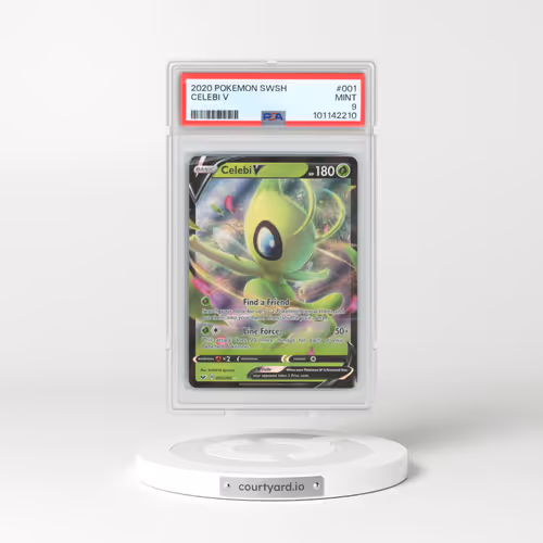 2020 Pokémon Sword & Shield #001 Celebi V - Holo (PSA 9 MINT)