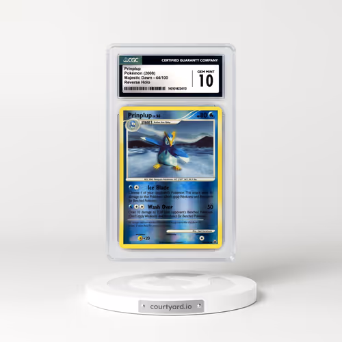 2008 Majestic Dawn #44 Prinplup - Holo (CGC 10 GEM MINT)