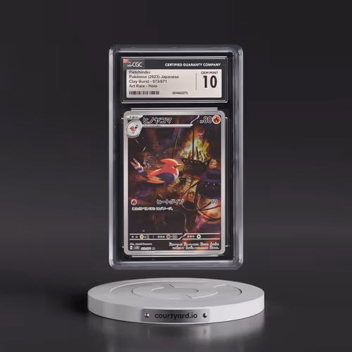 2023 Pokémon Sv2d-Clay Burst #073 Fletchinder - Art Rare (CGC 10 GEM MINT)