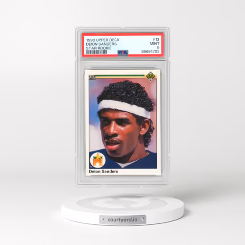 1990 Upper Deck #13 Deion Sanders - Star Rookie (PSA 9 MINT)
