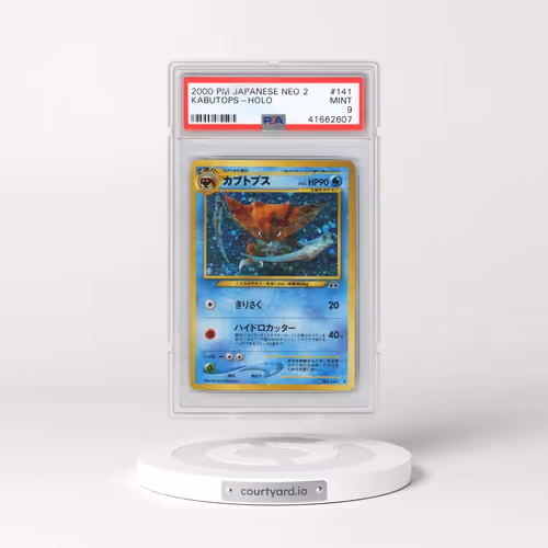 2000 Pokémon Neo 2 #141 Kabutops - Holo (PSA 9 MINT)