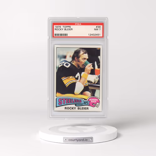 1975 Topps #39 Rocky Bleier (PSA 7 NM)
