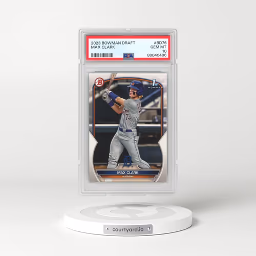 2023 Bowman Draft #BD76 Max Clark (PSA 10 GEM MINT)
