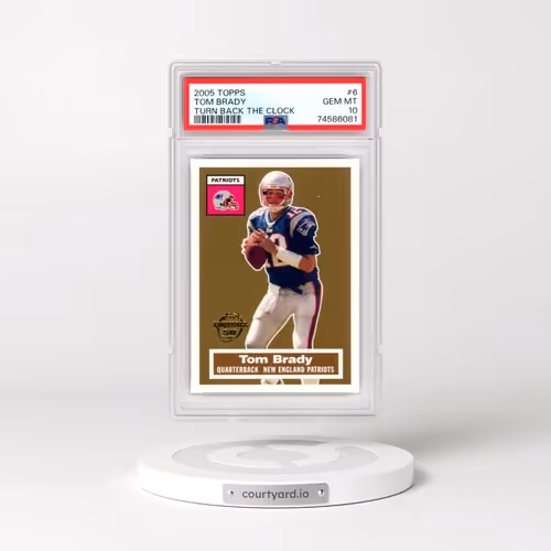 2005 Topps Turn Back the Clock #6 Tom Brady (PSA 10 GEM MINT)