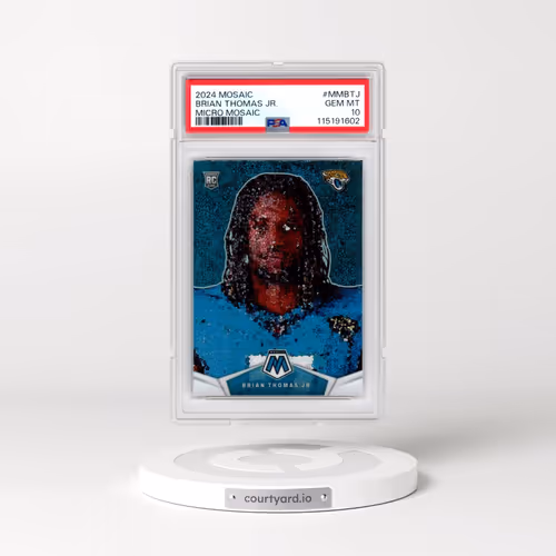 2024 Panini Mosaic Micro Mosaic #MMBTJ Brian Thomas Jr. (PSA 10 GEM MINT)