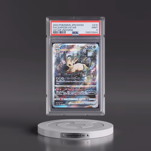 2022 Pokémon Sword & Shield Vstar Universe #210 Leafeon Vstar - Full Art (PSA 9 MINT)