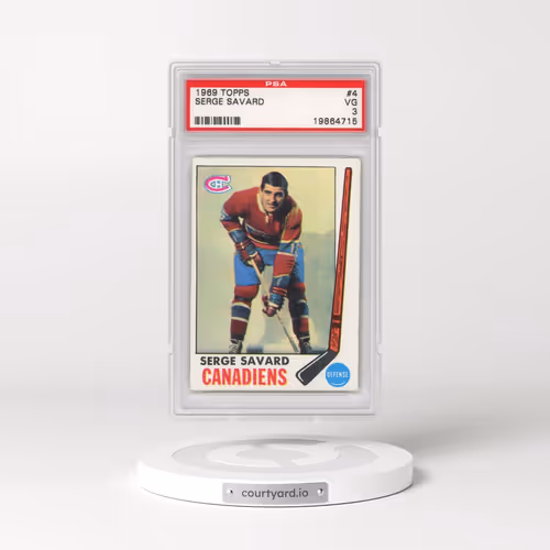 1969 Topps #4 Serge Savard (PSA 3 VG)