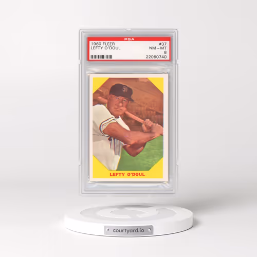 1960 Fleer #37 Lefty O'Doul (PSA 8 NM-MT)