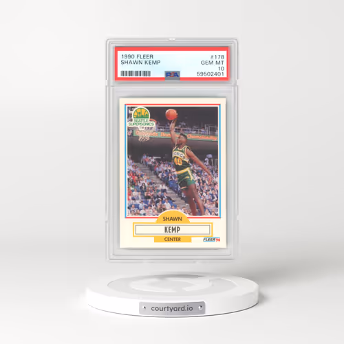 1990 Fleer #178 Shawn Kemp (PSA 10 GEM MINT)
