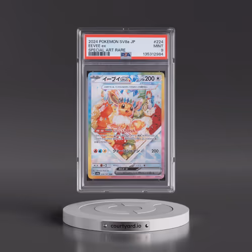 2024 Pokémon Sv8a-Terastal Fest EX #224 Eevee EX - Holo Special Art Rare (PSA 9 MINT)