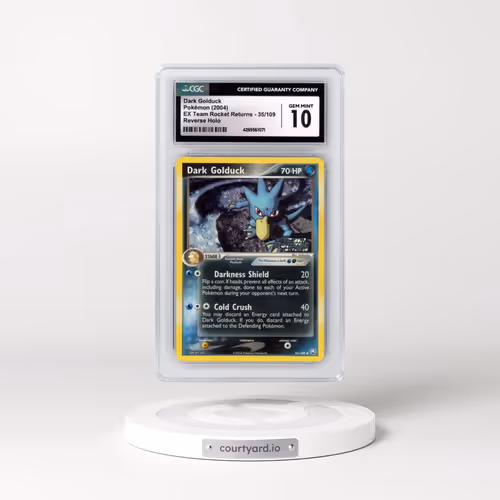 2004 EX Team Rocket Returns #35/109 Dark Golduck - Reverse Holo (CGC 10 GEM MINT)