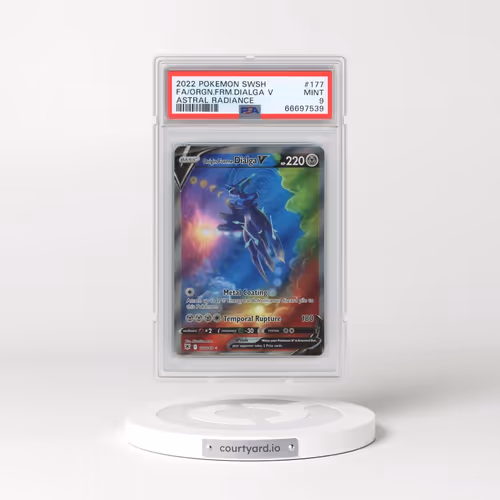2022 Pokémon Sword & Shield Astral Radiance #177 Origin Forme Dialga V - Holo Full Art (PSA 9 MINT)