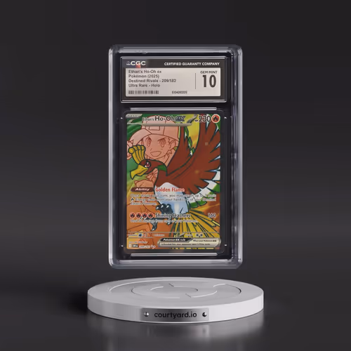 2025 Pokémon Dri EN-Destined Rivals #209 Ethan's HO-Oh EX - Holo Ultra Rare (CGC 10 GEM MINT)
