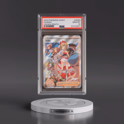 2023 Pokémon Sword and Shield Crown Zenith #GG63 Irida - Full Art (PSA 10 GEM MINT)