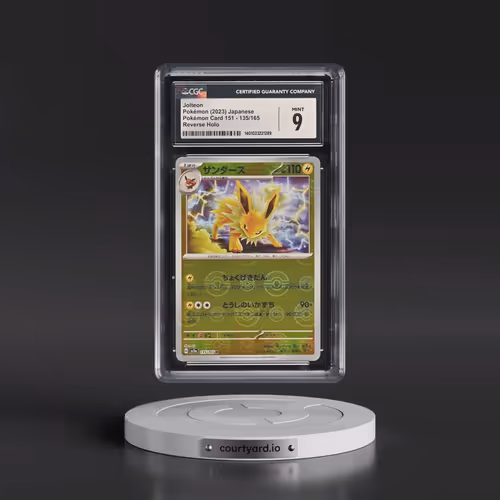 2023 Pokémon Card 151 #135/165 Jolteon - Reverse Holo Poké Ball (CGC 9 MINT)