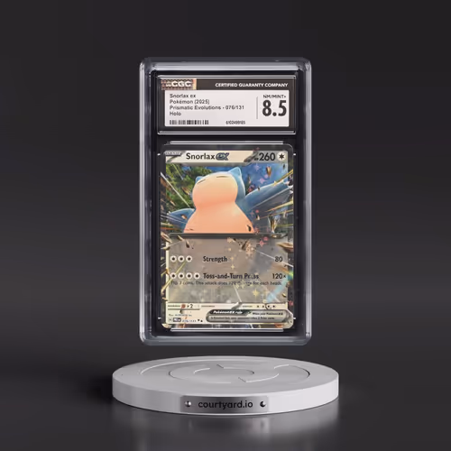2024 Prismatic Evolutions - PRE EN #076/131 Snorlax ex - Holo (CGC 8.5 NM-MT+)