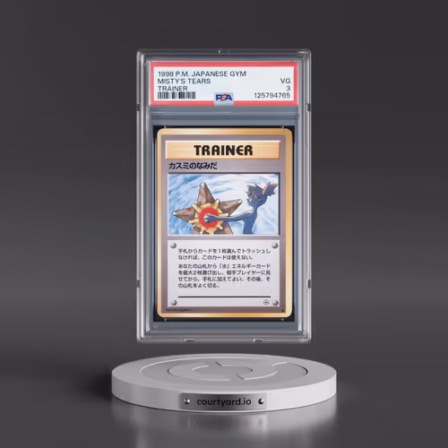 1998 Pokémon Gym Misty's Tears - Trainer (PSA 3 VG)