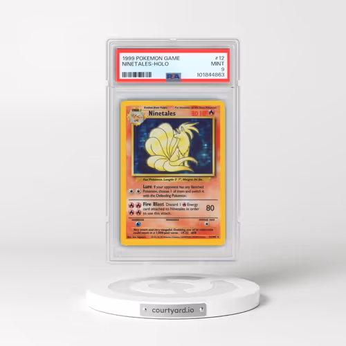 1999 Pokémon Game #12 Ninetales - Holo (PSA 9 MINT)