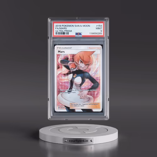2018 Pokémon Sun & Moon Ultra Prism #154 Mars - Full Art (PSA 9 MINT)