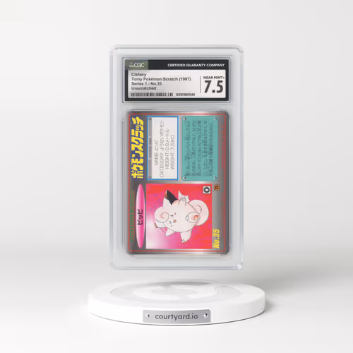 1997 Series 1 #35 Clefairy - Unscratched (CGC 7.5 NM+)