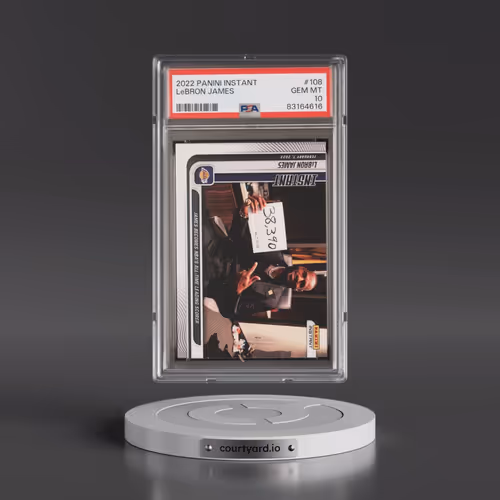 2022 Panini Instant #108 LeBron James (PSA 10 GEM MINT)
