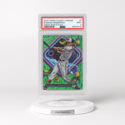 2023 Topps Cosmic Chrome #2 Gunnar Henderson - Green Space Dust (PSA 9 MINT)