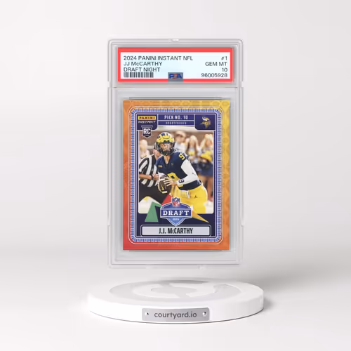 2024 Panini Instant NFL Draft Night #1 JJ McCarthy (PSA 10 GEM MINT)