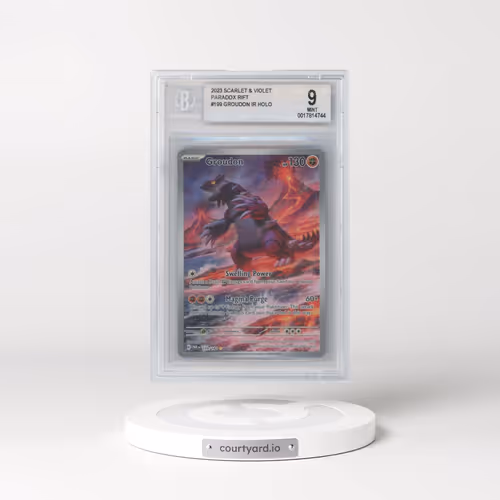 2023 Paradox Rift - PAR EN #199 Groudon - Illustration Rare (BGS 9 MINT)