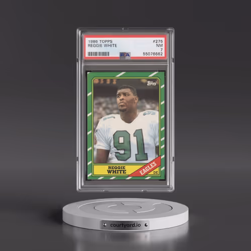 1986 Topps #275 Reggie White (PSA 7 NM)