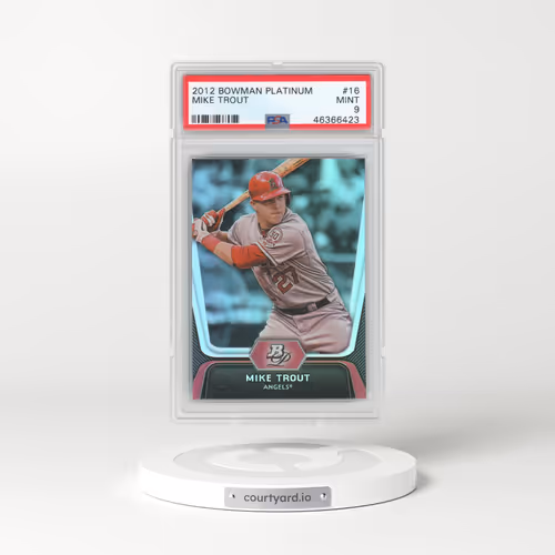 2012 Bowman Platinum #16 Mike Trout (PSA 9 MINT)