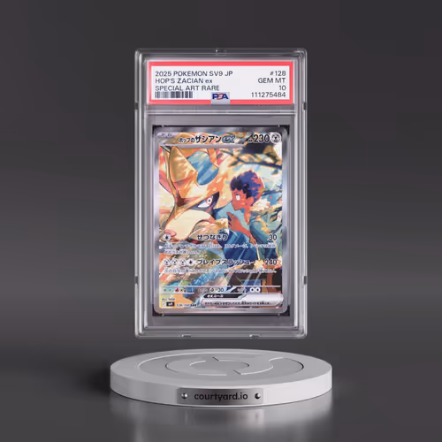 2025 Pokémon SV9-Battle Partners #128 Hop's Zacian EX - Holo Special Art Rare (PSA 10 GEM MINT)