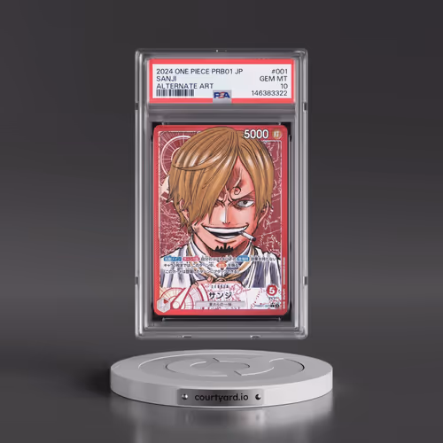 2024 One Piece Japanese PRB01-Premium Booster -One Piece Card the Best #001 Sanji - Alternate Art (P