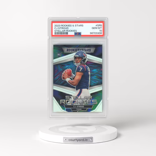 2023 Panini Rookies & Stars Stellar Rookies #SR5 CJ Stroud (PSA 10 GEM MINT)