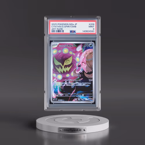 2025 Pokémon M2a-Mega Dream EX #208 Cynthia's Spiritomb - Art Rare (PSA 9 MINT)
