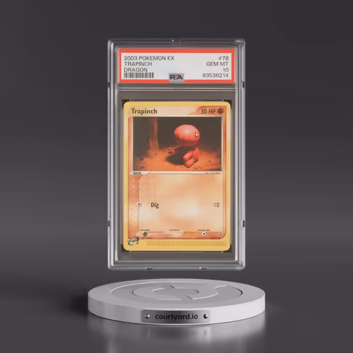 2003 Pokémon EX Dragon #78 Trapinch (PSA 10 GEM MINT)