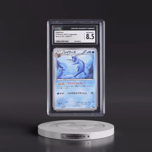2017 Best of XY #016/171 Vaporeon (CGC 8.5 NM-MT+)