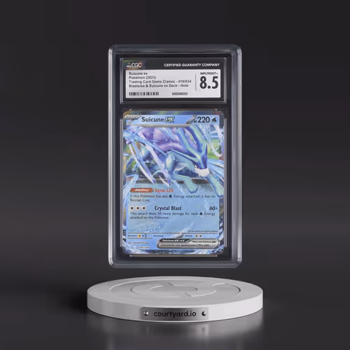 2023 Pokémon Clb-Trading Card Game Classic Blastoise & Suicune EX Deck #010 Suicune EX - Holo (CGC 8
