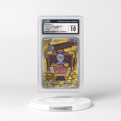 2023 Japanese Raging Surf #68 Gimmighoul - Full Art Holo (CGC 10 GEM MINT)
