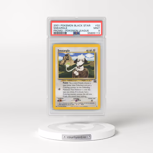 1999 Black Star Promos #32 Smeargle - Pokémon League (PSA 9 MINT)