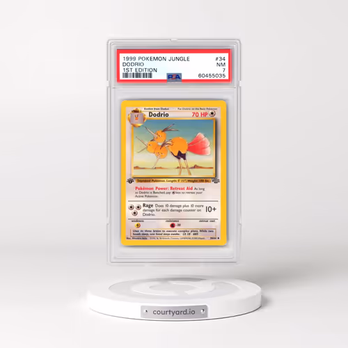 1999 Pokémon Jungle #34 Dodrio - 1st Edition (PSA 7 NM)