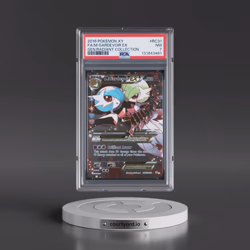 2016 Pokémon XY Generations Radiant Collection #RC31 M Gardevoir EX - Holo Full Art (PSA 7 NM)