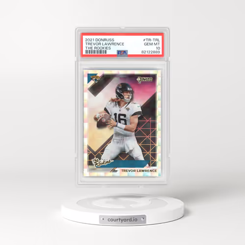2021 Panini Donruss the Rookies #TR-TRL Trevor Lawrence (PSA 10 GEM MINT)